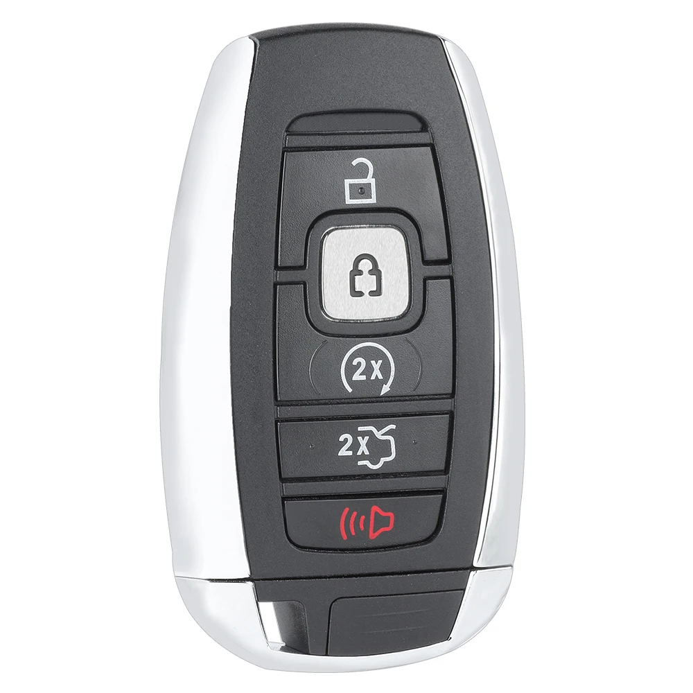 Keyecu 5 Botões Smart Remote Chave Shell Case Capa para Lincoln Continental MKC MKZ Navigator M3N-A2C94078000 Imagem 1