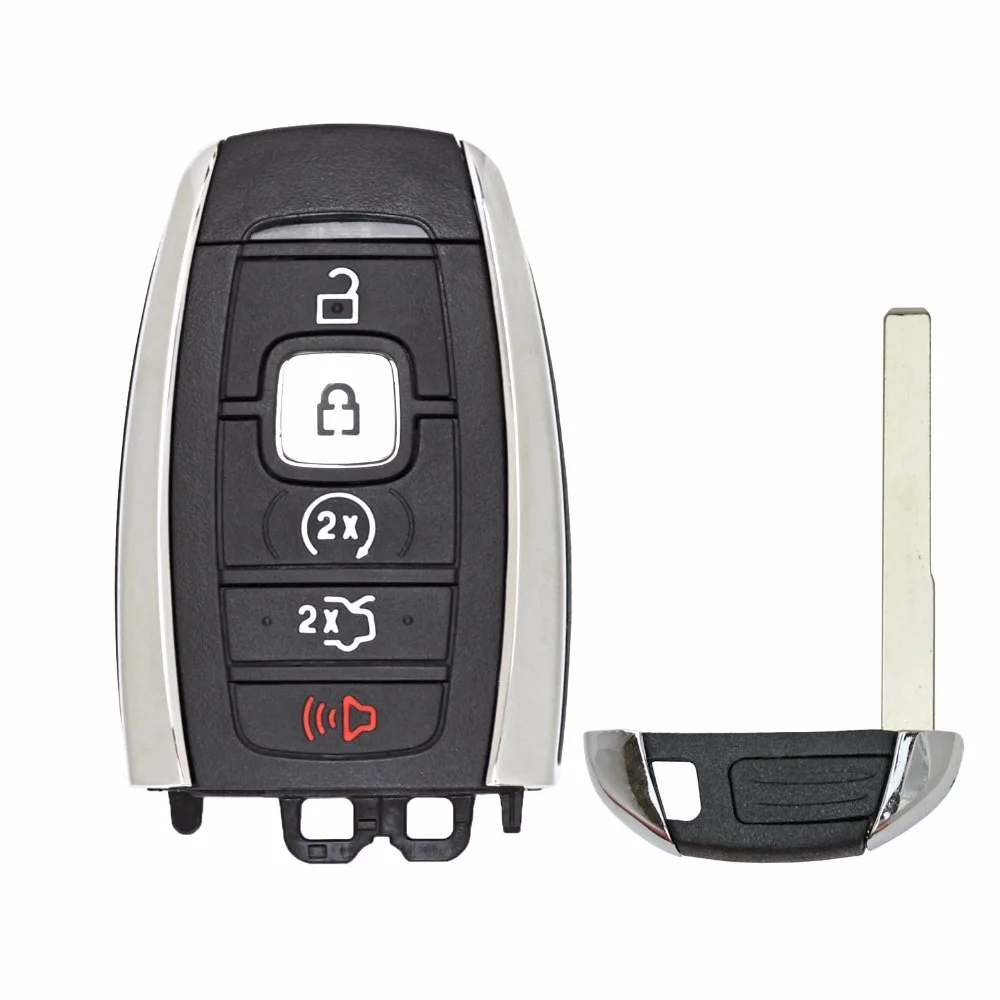 Keyecu 5 Botões Smart Remote Chave Shell Case Capa para Lincoln Continental MKC MKZ Navigator M3N-A2C94078000 Imagem 3