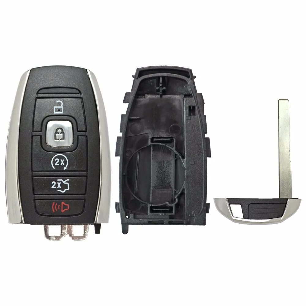 Keyecu 5 Botões Smart Remote Chave Shell Case Capa para Lincoln Continental MKC MKZ Navigator M3N-A2C94078000 Imagem 4