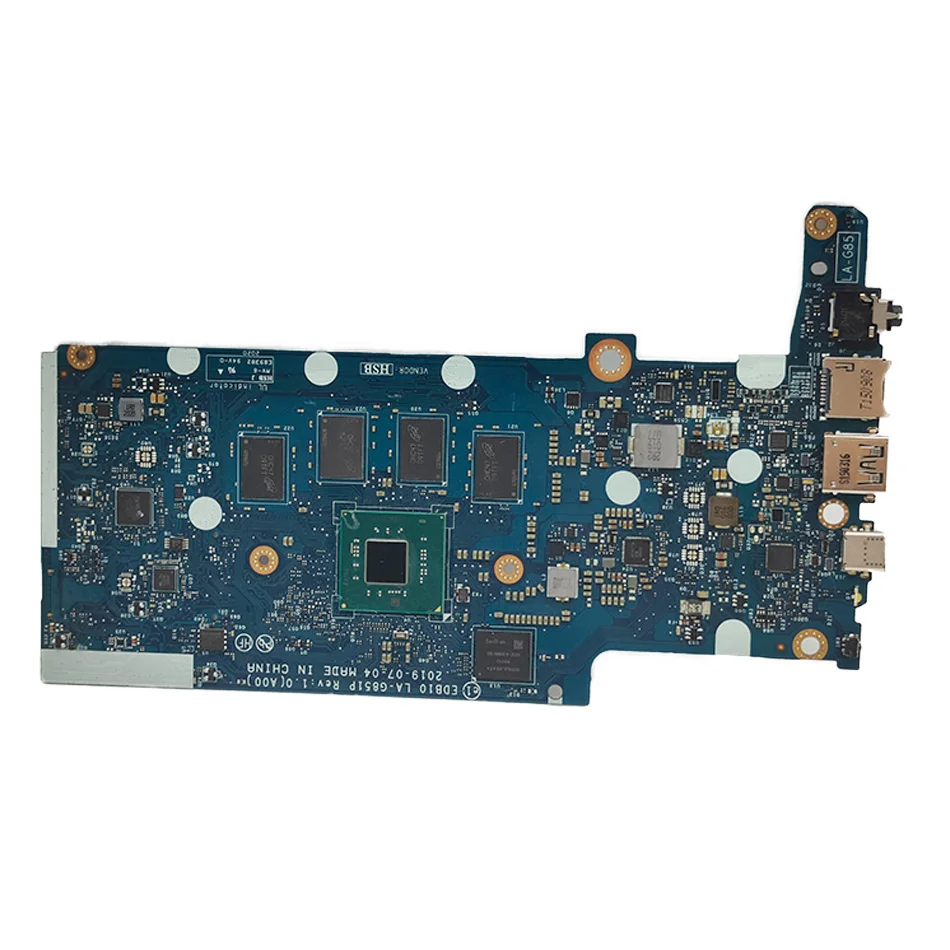 LA-G851P Celeron N4100 4GB 8GB de RAM ou +SSD de 64 gb Para dell Chromebook 3400 Laptop placa-Mãe placa-mãe CN-0DC8GK CN-0NYYJN Imagem 1