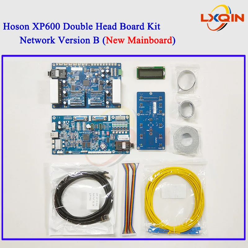 LXQIN Hoson Duplo Conselho de Cabeça para Epson XP600/4720/I3200 Kit de quadro para ECO Solvente/água de Impressora baseado no Conjunto de Placa de Rede Versão Imagem 1