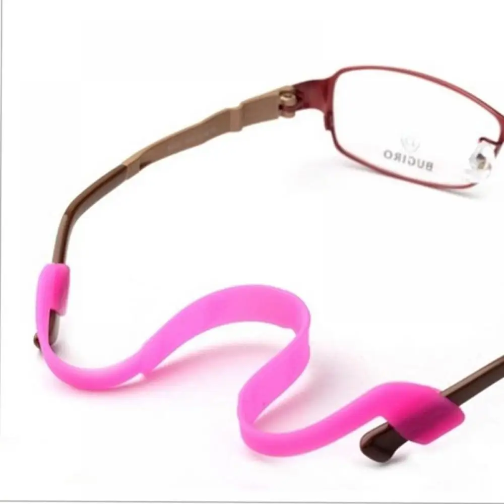 Magnético de silicone, óculos de banda crianças óculos de segurança de banda retentor de cinta óculos de sol de banda suporte do cabo esporte de óculos de corda Imagem 5