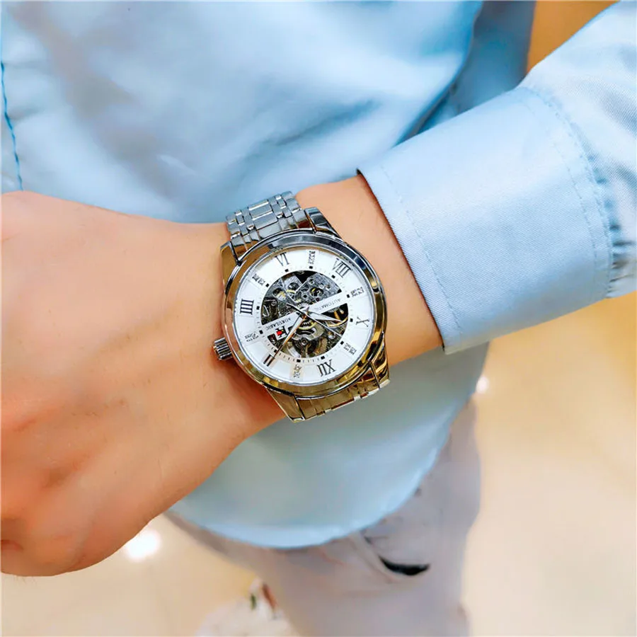 Marca de luxo Relógio Automático dos Homens de Moda Relógio Mecânico 40mm Impermeável de Aço Inoxidável do Relógio de Desporto Relógio Masculino 2022 Imagem 3