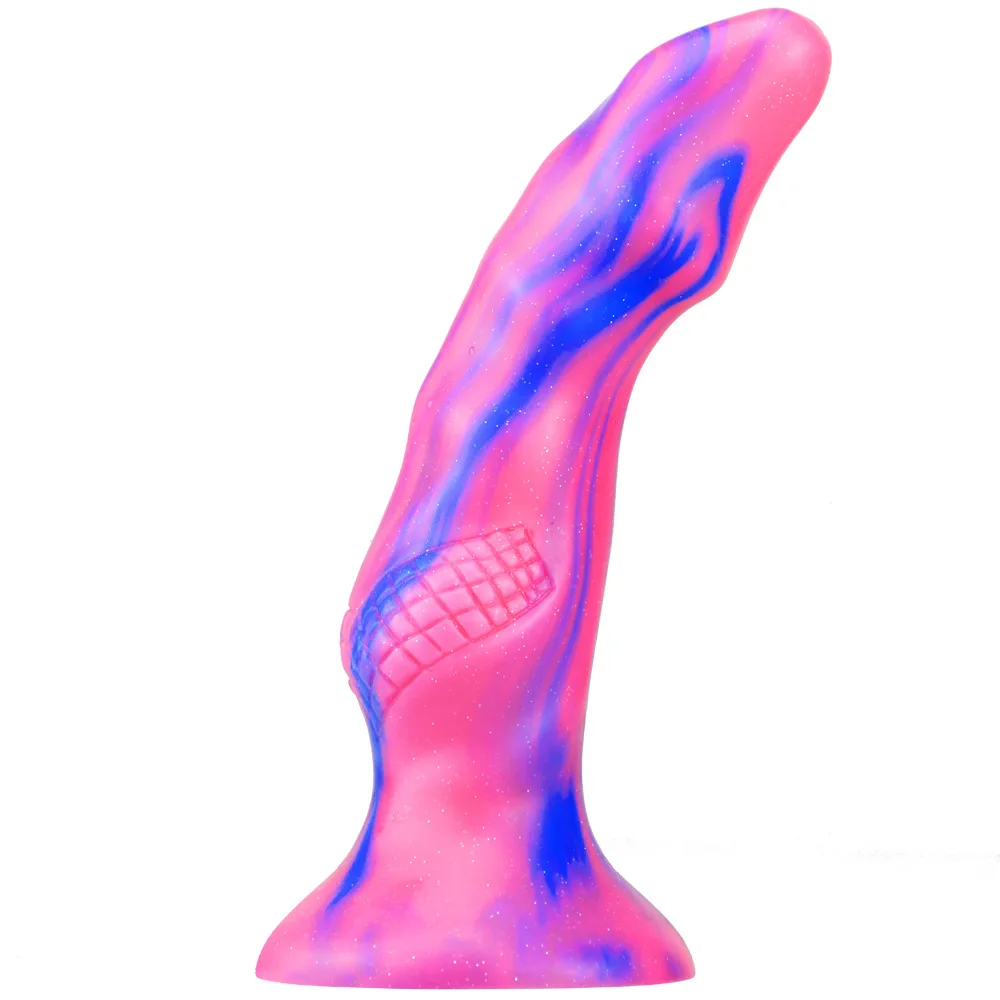 masturbação de Silicone simulação lobo Vibrador de pau para as Mulheres Líquido Gel de Sílica Grande Pênis Realístico Vibrador G-spot Massagem Brinquedo do Sexo Imagem 5