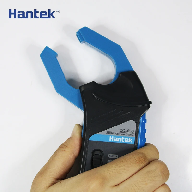 Medidor de pinça Pinça DC AC Medidor de Hantek CC650 CC65 Mini Handheld Osciloscópio Multímetro Braçadeira do Testador com Conector BNC Imagem 5