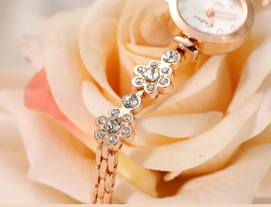 Moda Relógio de Quartzo para Mulheres de Diamante Ouro Prata Fina Pulseira Casuais Senhoras Relógios de Pulso montres femmes relógio de Pulso 2019 Imagem 4