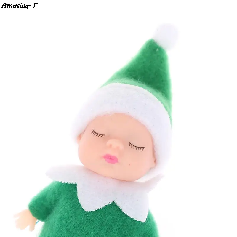 Natal Bebê Elf Bonecas Bebê Elfos Bonecas Brinquedos Mini boneca de Natal Mini Elfo de Natal Decoração de Boneca Imagem 3