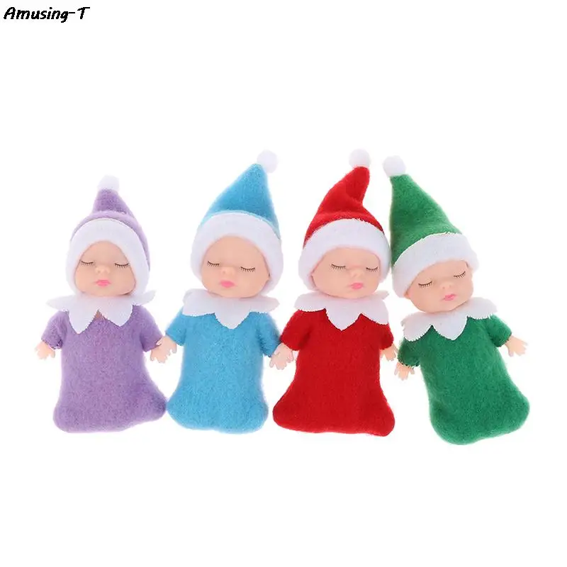 Natal Bebê Elf Bonecas Bebê Elfos Bonecas Brinquedos Mini boneca de Natal Mini Elfo de Natal Decoração de Boneca Imagem 5