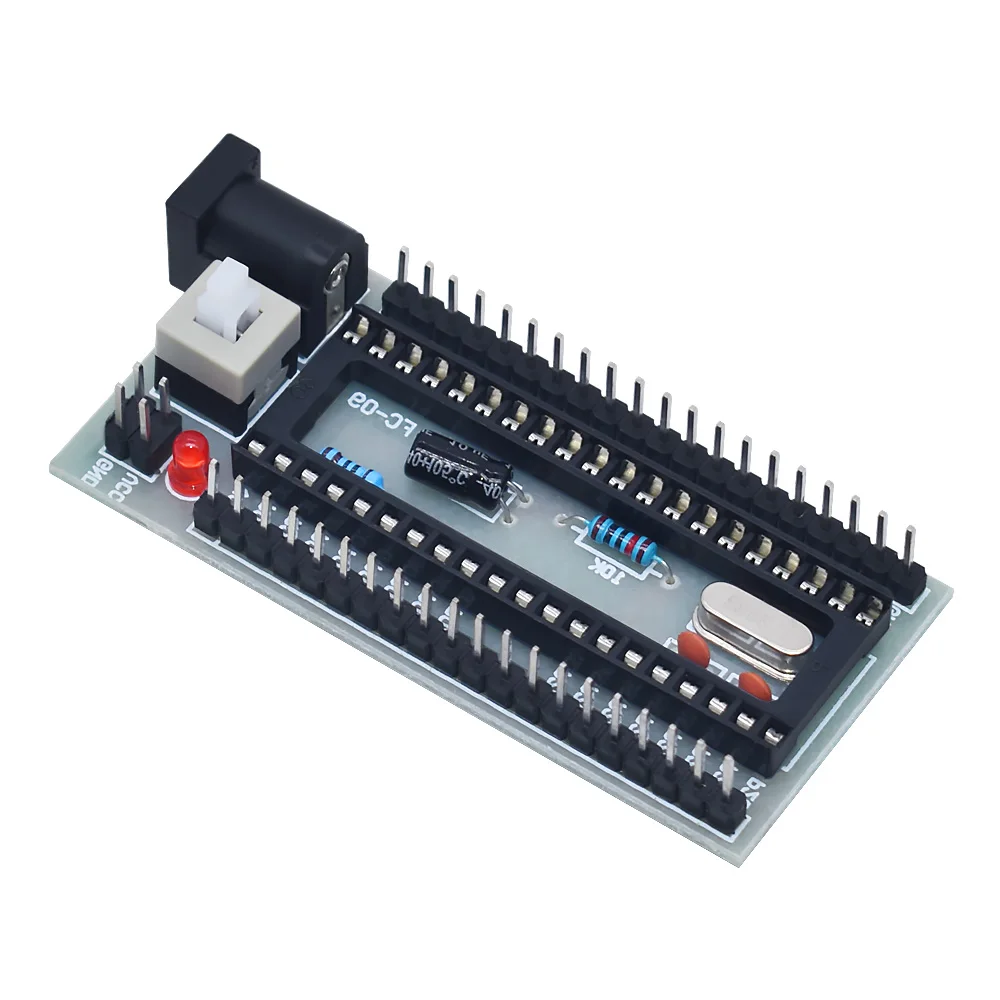 NEW51 série microcontrolador do sistema pequeno conselho de desenvolvimento da aprendizagem do conselho experimento de placa de porta de e/S tem sido externos WAVGAT Imagem 3