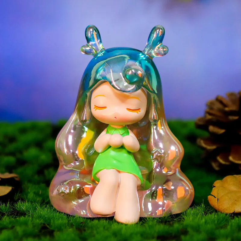 Noite De Sonho Série De Caixa De Estore Bonito Kawaii Doll Ação Boneca De Trabalho De Decoração, A Luz Da Noite Enfeite Brinquedo Presente Surpresa Caixa De Mistério Imagem 3