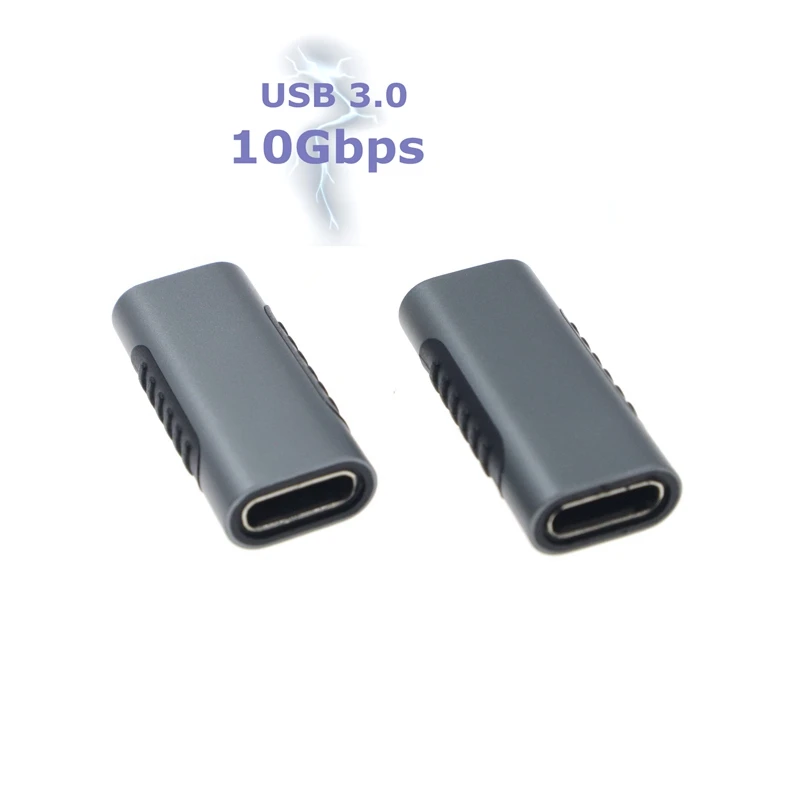 Novo 10Gbps USB Tipo C fêmea-Fêmea Conversor USB Portátil-C Cobrança de Sincronização de Dados Tipo de Placa-C Cabo de Extensão para o Telefone Tablet Imagem 4