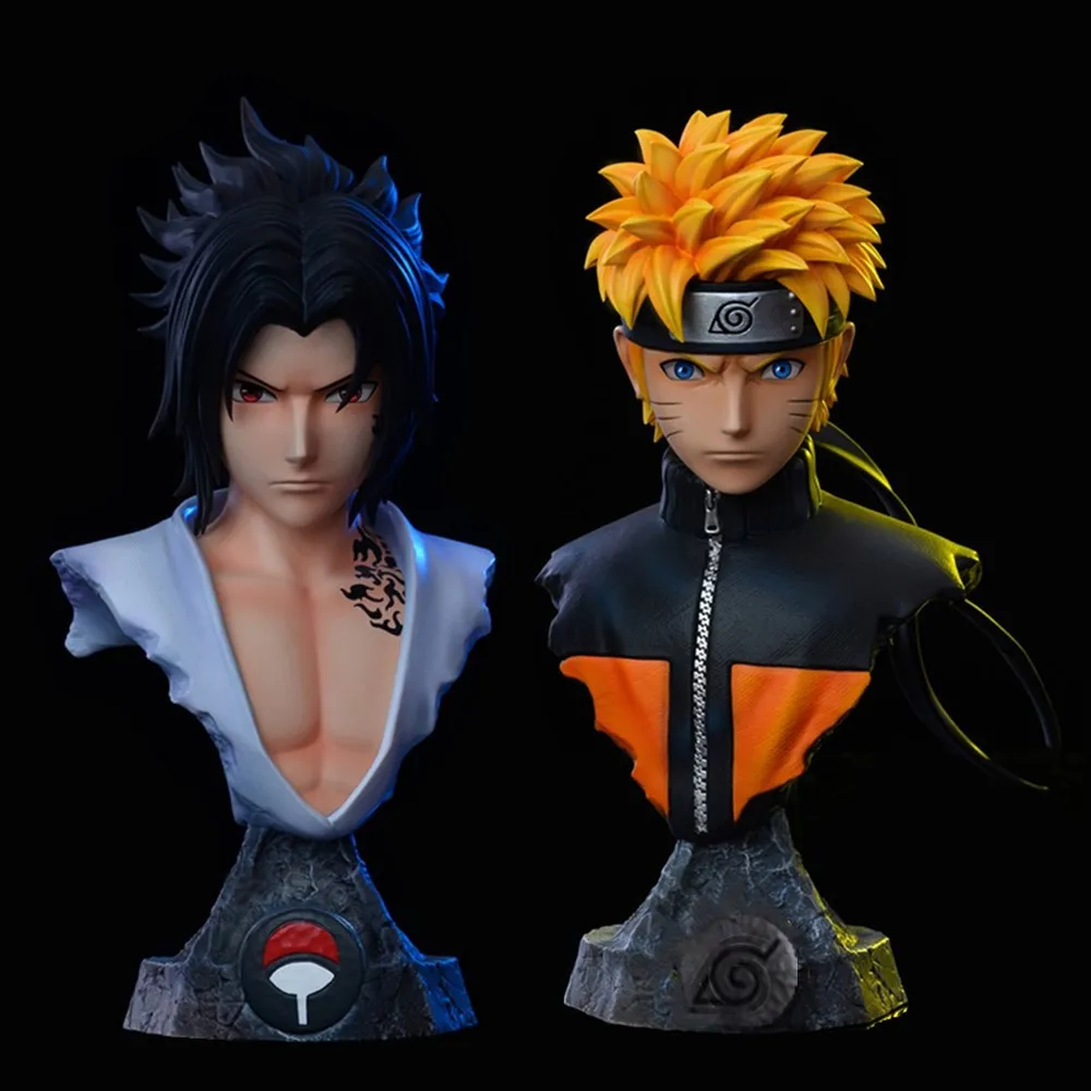 Novo Anime Naruto Figura GK Modelo Brinquedos Uzumaki Naruto e Madara, Sasuke uchiha Obito Figura de Ação do Anime Bonecas Decorações de PVC de Brinquedo de Presente Imagem 2