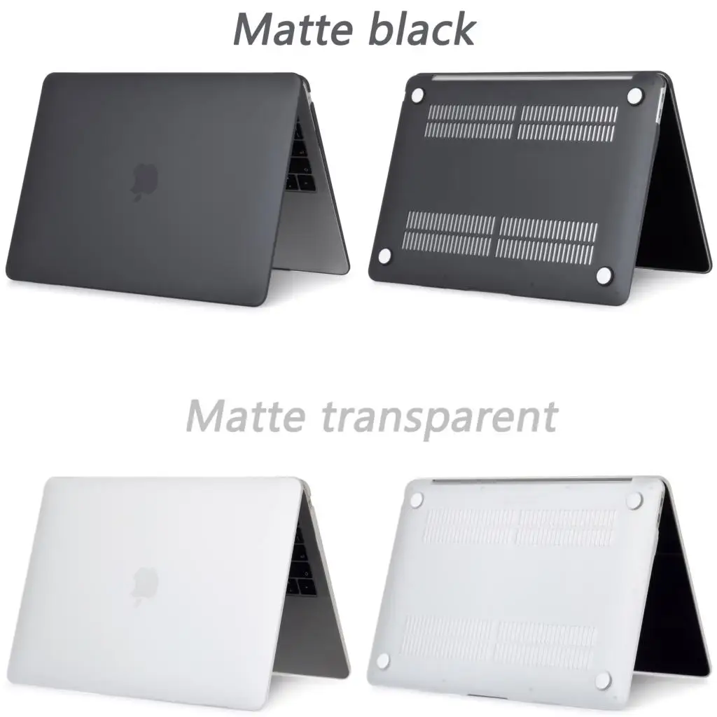 Novo Caso de Laptop MacBook 2022 2021 2020 M1 M2 Ar Pro 13 14 16 13.6 polegadas de Caso Para o macBook Pro de 15 De 13,3 12 Polegadas Touch IDENTIFICAÇÃO de Barra de Imagem 4