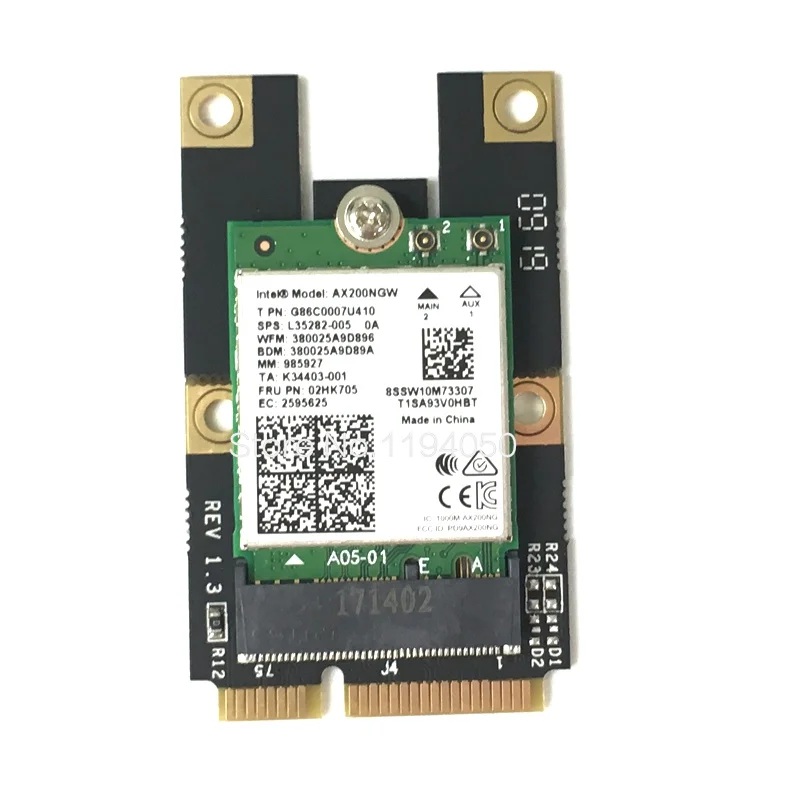 Novo NGFF M. 2 Chave de Um wi-Fi Bluetooth Cartão Mini PCI-E Conversor Adaptador de Intel 7260 7265 8260 8265 9260 9560 AX200 Imagem 3