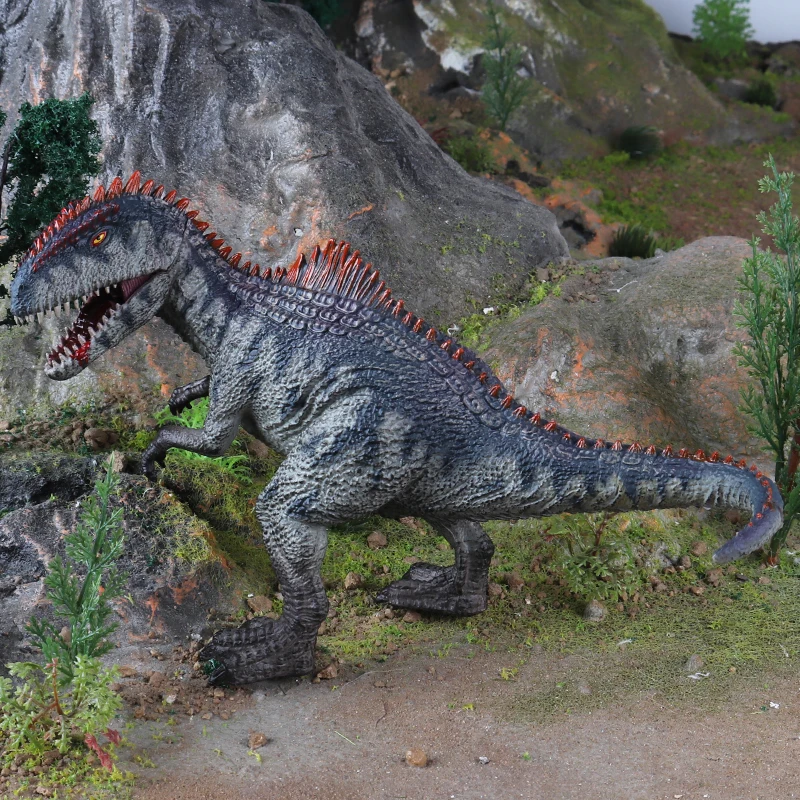 Oenux Jurassic Dinossauros de Brinquedo Savage Giganotosaurus Tiranossauro Boca Aberta Figuras de Ação PVC Coleção Brinquedo Dom Crianças Imagem 5