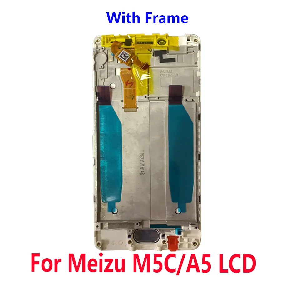 Original Para Meizu M5C LCD meizu m710h Substituição da exposição do LCD+ Touch Screen Digitizer Para o meizu A5 5C LCD Frete Grátis Imagem 1