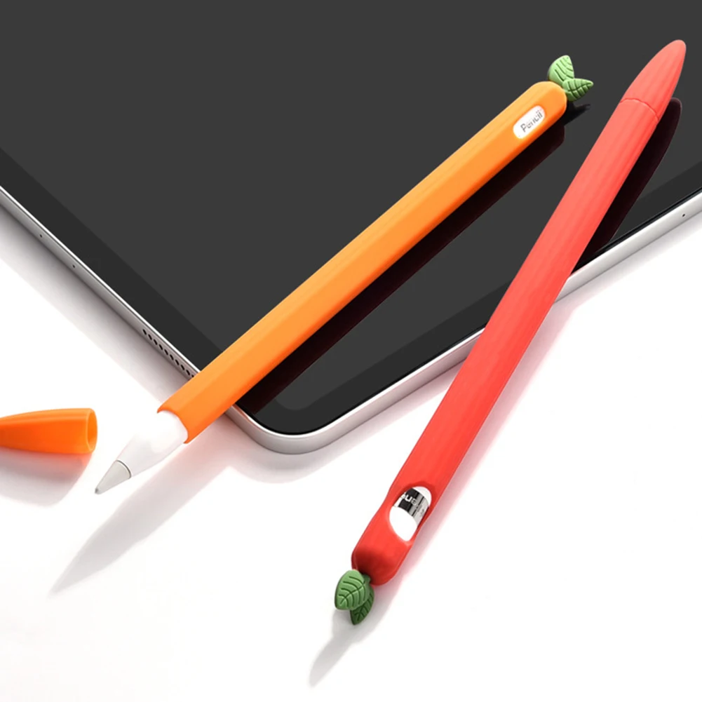 Para a Apple lápis 1 2 Tampa da caixa Universal Colorido para IPad caixa de Lápis de Não-deslizamento de Proteção de Silicone Para Apple Lápis 2 1 Manga Imagem 3