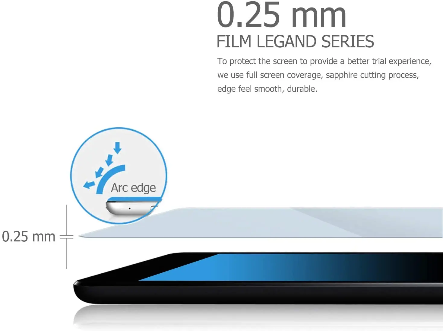 Para Samsung Galaxy Tab S6 Lite P610/P615 de 10,4 Polegadas - 9H Tablet Protetor de Tela do Filme Protetor Anti impressão digital de Vidro Temperado Imagem 3