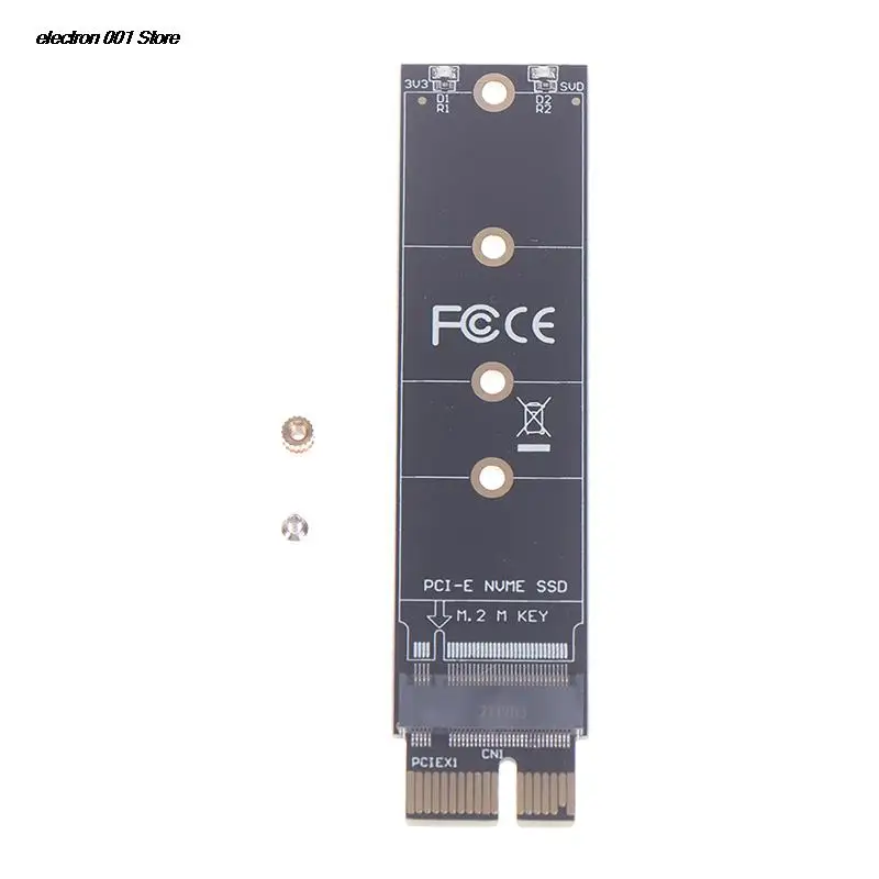 PCIE para M2 Adaptador NVMe SSD M2 PCIE X1 de Riser PCI E PCI Express Tecla M Conector Suporta 2230 2242 2280 2260 M. 2 SSD Velocidade máxima Imagem 1