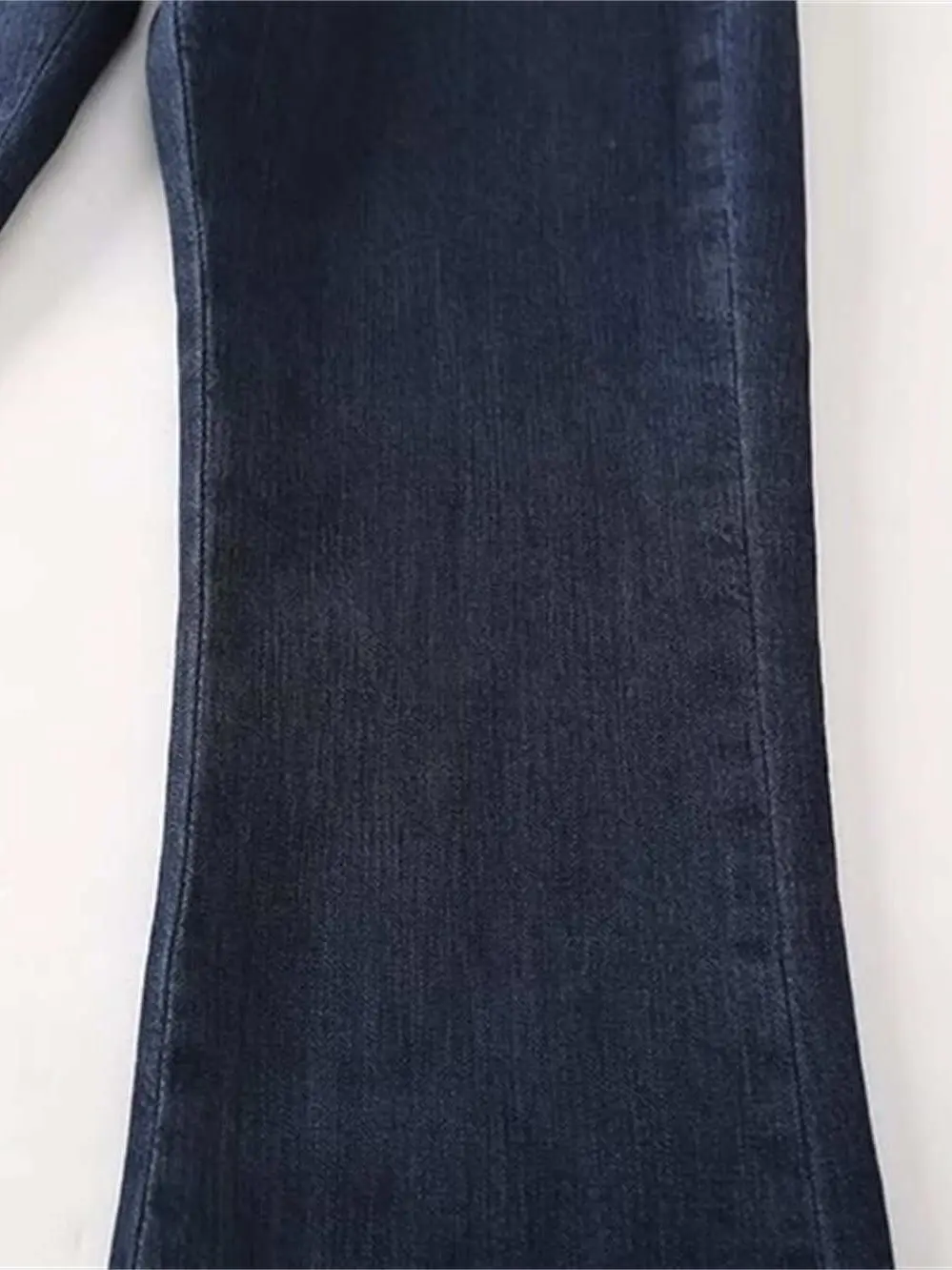 PUWD Vintage Meninas de Cowboy, Calça Azul 2022 Primavera-Outono de Moda Senhoras de Calças de Cintura Alta e Elegante Mulher Chique de Jeans, Calças Imagem 3