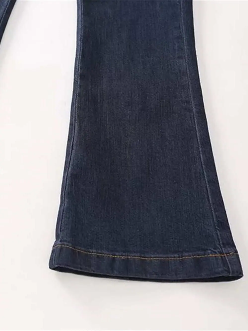 PUWD Vintage Meninas de Cowboy, Calça Azul 2022 Primavera-Outono de Moda Senhoras de Calças de Cintura Alta e Elegante Mulher Chique de Jeans, Calças Imagem 4