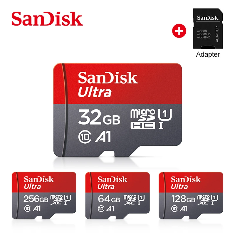 Sandisk Micro SD 16gb 32gb Class10 128gb 64gb 90Mb/s Original do cartão do TF cartão de memória de 200 gb 256 GB cartão de memória flash Imagem 1