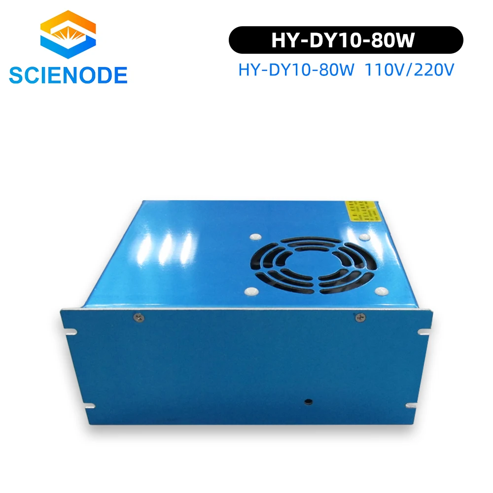 Scienode DY10 80W Laser de CO2 Fonte de Alimentação HY-DY10 110V 220V Para R W1/Z1/S1 do Laser do CO2 do Tubo de Gravura de Máquina de Corte DY Série Imagem 3