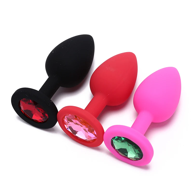 Sexy Silicone Plug Anal Massagem Adultos Brinquedos Sexuais Para As Mulheres Ou Com Os Homens Butt Plugs Imagem 1