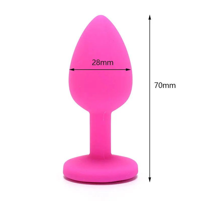 Sexy Silicone Plug Anal Massagem Adultos Brinquedos Sexuais Para As Mulheres Ou Com Os Homens Butt Plugs Imagem 5