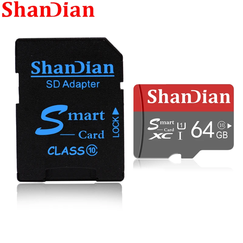 SHANDIAN 10 Pack Smart SD Cartão Cinza 4GB 8GB 16GB de Alta Velocidade Class10 32GB 64GB Mini SD para Cartão de Memória TF para Smartphone Presente Perfeito Imagem 5