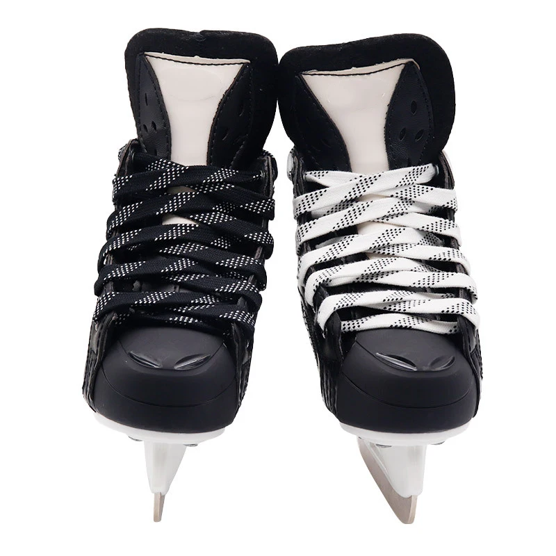 Skate Cordões 84-120in Dupla Camada de revestimento Trançado Extra Reforçado Dicas Encerado Dica de Design Terno Para o Patim de Hóquei Hóquei no Sapato de Laço Imagem 1