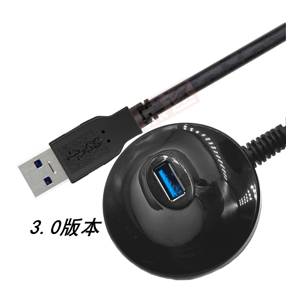 Super Velocidade USB 3.0 Macho e Fêmea Extensão sem Fio WIFI USB Carregador de Dados e extensão de Berço suporte de base de acoplamento do cabo de 1,5 M Imagem 3