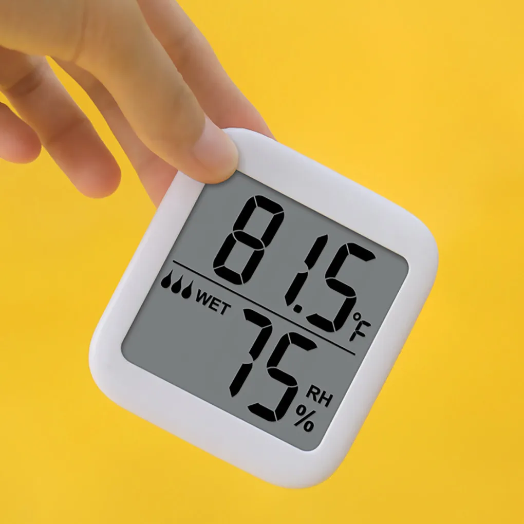 Temperatura da exposição do LCD Medidor de Umidade Medidor Higrómetro do Termômetro de Digitas Sala de estar, Quarto de Bebê Imagem 1