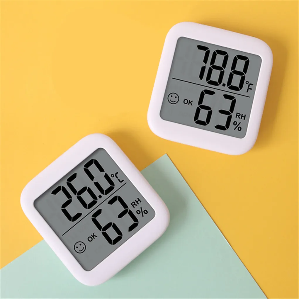 Temperatura da exposição do LCD Medidor de Umidade Medidor Higrómetro do Termômetro de Digitas Sala de estar, Quarto de Bebê Imagem 2