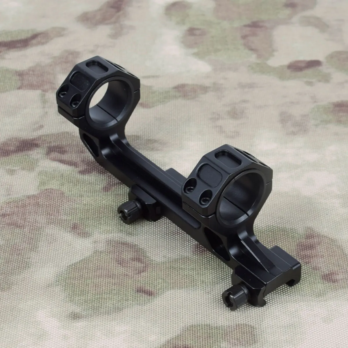 tática: M4, M16 Ar15 25,4 mm rifle de montagem âmbito do airsoft gun 20mm Picatinny rail escopos monta pistolas pneumáticas anéis duplos de caça Imagem 3