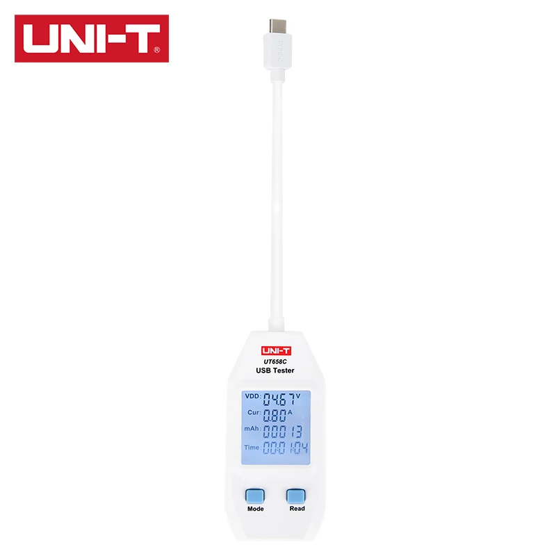 UNIDADE UT658A/C/DUAL/CARGA USB Testador Digital Voltímetro Amperímetro Tensão-Corrente Amperemeter Capacidade Medidor de Médico Para o Telemóvel Imagem 1