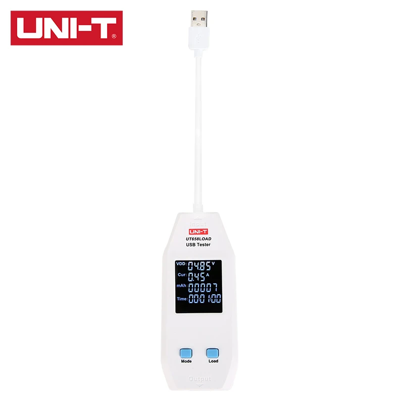 UNIDADE UT658A/C/DUAL/CARGA USB Testador Digital Voltímetro Amperímetro Tensão-Corrente Amperemeter Capacidade Medidor de Médico Para o Telemóvel Imagem 2