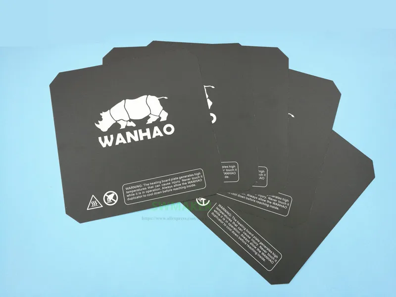 Wanhao i3 impressora 3D de peças de reposição impressão de cama de cor preta aquecida cama adesivo da placa de aquecimento de impressão de etiqueta construir placa de fita preta Imagem 2
