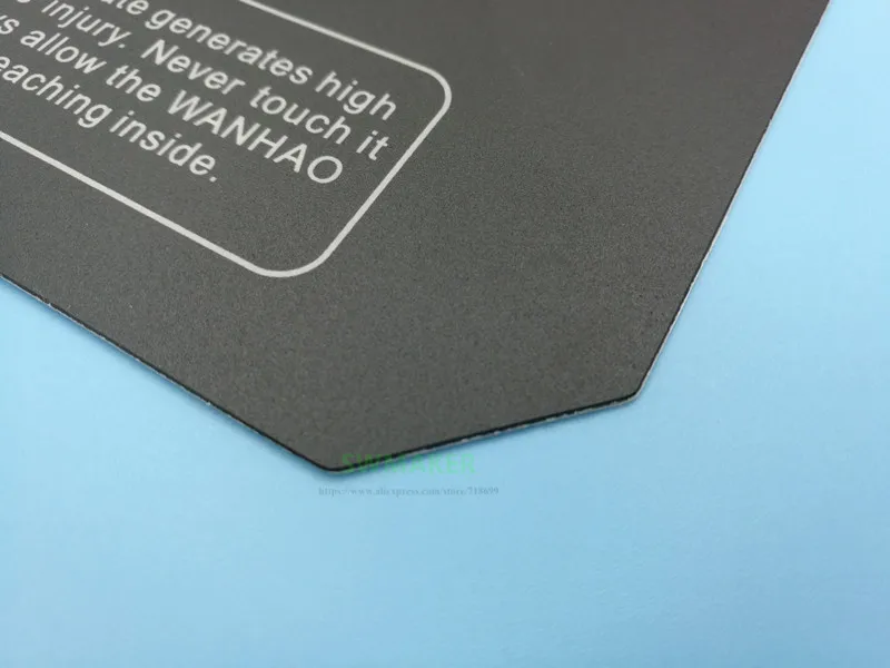 Wanhao i3 impressora 3D de peças de reposição impressão de cama de cor preta aquecida cama adesivo da placa de aquecimento de impressão de etiqueta construir placa de fita preta Imagem 3