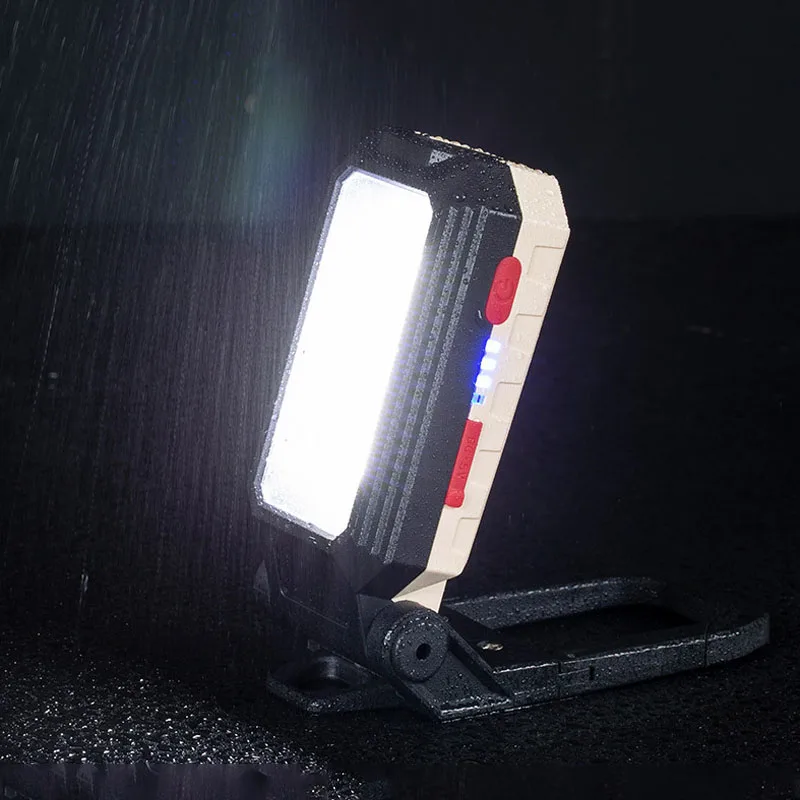 XIWANGFIRE DIODO emissor de Luz Recarregável USB Ímã Trabalho de Design Lanterna Ajustável, Impermeável Lâmpada de Acampamento Com indicação de Potência Imagem 5