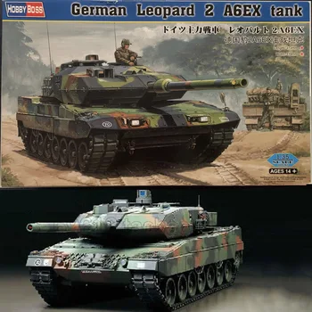 1:35 alemão Leopard 2A6 Tanque Principal de Batalha DIY de Plástico de Montagem do Modelo de Brinquedo 1