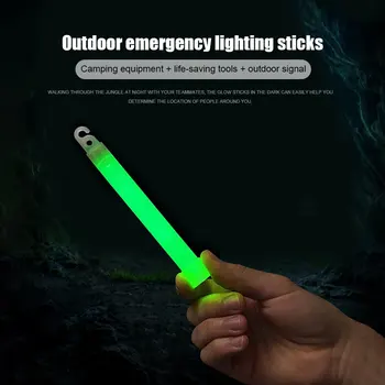 1//5Pcs Colorido Brilho Luminoso Varas com Gancho Glowsticks para o Acampamento de Acessórios de Emergência Festa de Concerto Light Stick 2