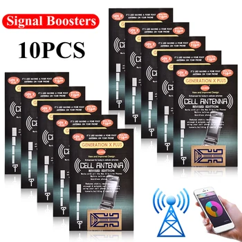10 PCS ao ar livre do Telefone Celular do Sinal do Telefone Móvel Melhoramento Gen X Antena Booster de Melhorar Adesivos Acampamento Ferramentas 1
