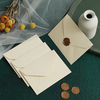 10pcs/lot Retro Branco Ocidental Envelopes para a Festa de Casamento Convite de Cartões de Presente de Envelopes Personalizados 2