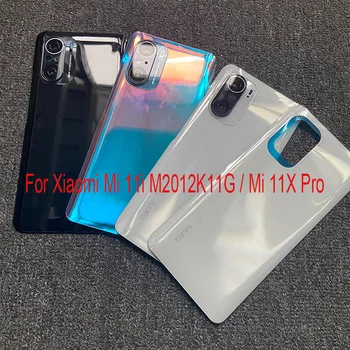 10PCS Para Xiaomi MI 11i Tampa Traseira da Bateria Vidro Porta Traseira Carcaça Painel da caixa Para Xiaomi MI11i Mi 11X Pro Mi11X M2012K11G 5G