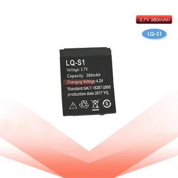 1Pcs LQ-S1 3,7 V 380mAh Recarregável do Polímero do Li-íon Bateria do Smart Watch AB-S1 DJ-09 DZ09 GJD HKS-S1 FYM-M9 SCX-M9
