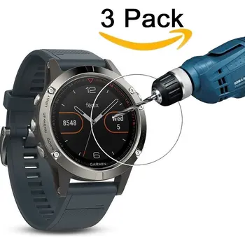 2.5 D de Vidro Temperado de Filme Protetor de Tela Para o Garmin Fenix 5 GPS Smart Watch 1