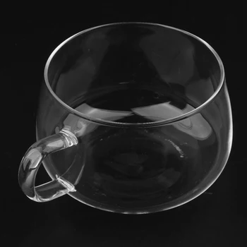 Fim Criativo na Forma de Chá de Suco de Leite Copo de Vidro com Tampa de Bambu Caneca de Café de Vidro Bebida Copo de Vidro de Borosilicato de Alta Copos Duráveis \ Copos | Arquitetomais.com.br 11