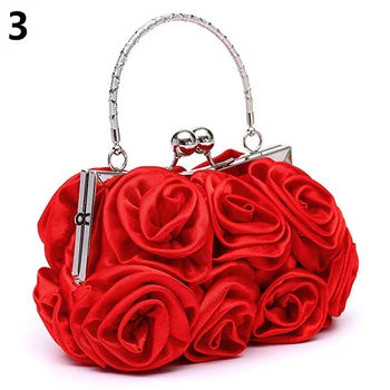 2020 Bolsa feminina Tote Bag Rosa teste Padrão de Flor Sacos de Embreagem para as Mulheres, a Festa à Noite Nupcial Bolsa bolsa feminina bolso mujer 2