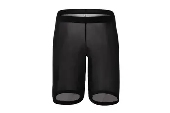 2020 Homens Sólido Sexy Malha Sono Fundos de Pijama Homens de Perna Longa Cuecas Calcinha Transparente Shorts Bolsa de Boxer shorts